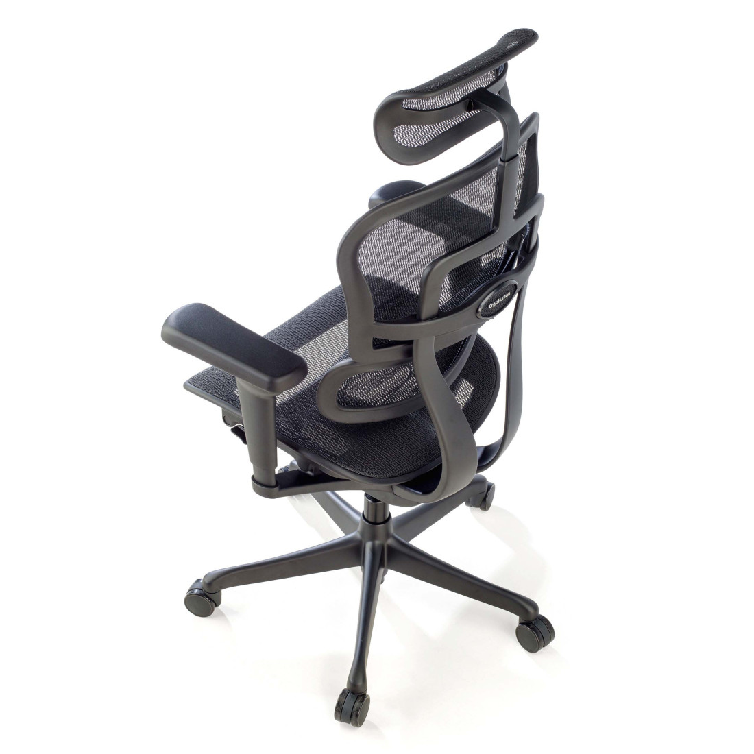 silla ergonomica negro ergohuman black carbon red 10