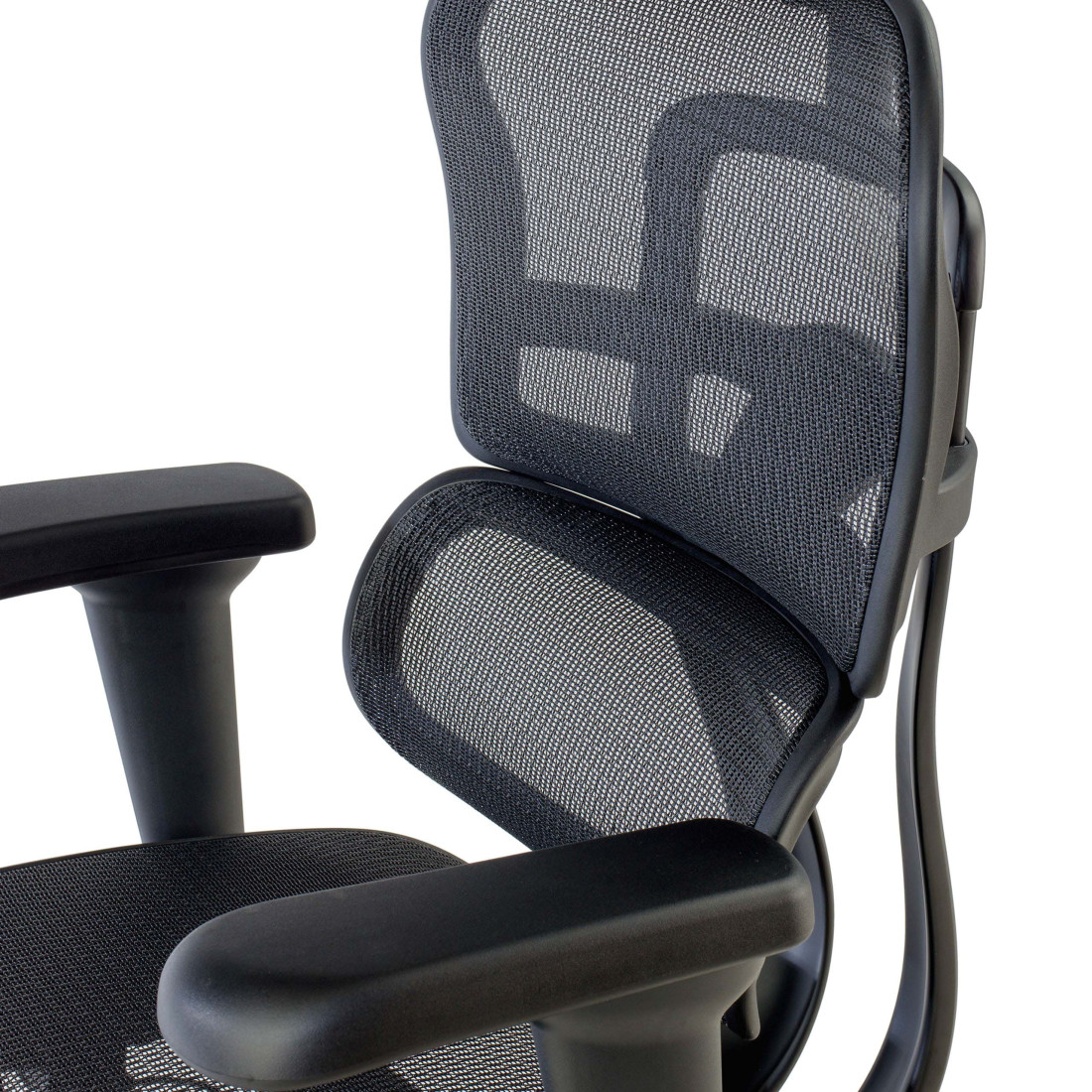silla ergonomica negro ergohuman black carbon red 7