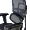 silla ergonomica negro ergohuman black carbon red 7