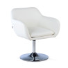 Sillón para Sala de espera giratorio Soho ecopiel - BLANCO
