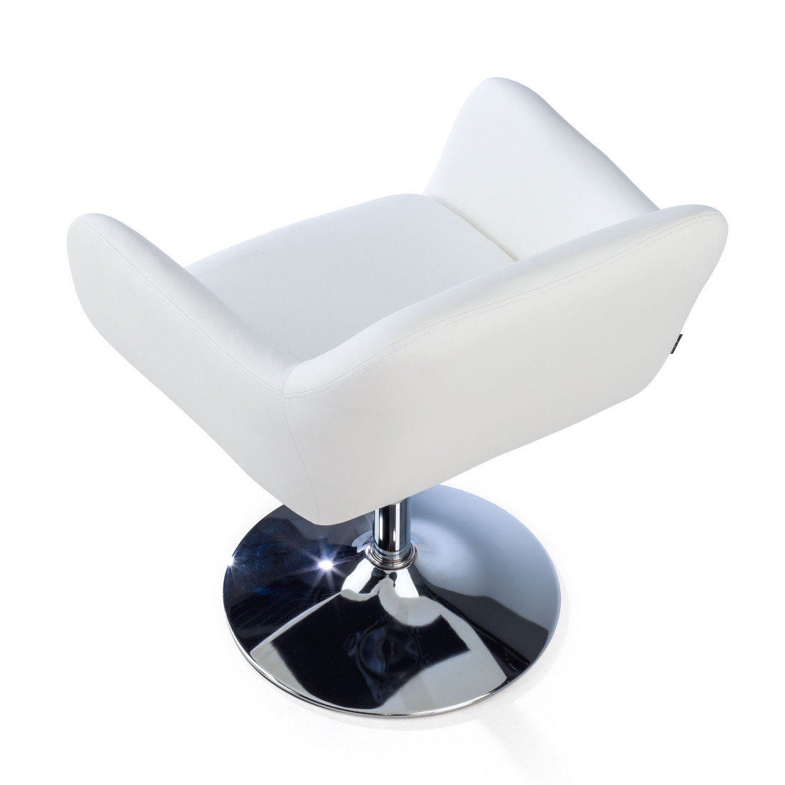sillon para sala de espera blanco soho piel sintetica 7