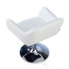 sillon para sala de espera blanco soho piel sintetica 7