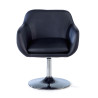 sillon para sala de espera negro soho piel sintetica 3