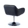sillon para sala de espera negro soho piel sintetica 8