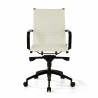 sillon de oficina blanco croma estructura negra ecopiel piel sintetica 3