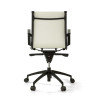 sillon de oficina blanco croma estructura negra ecopiel piel sintetica 8