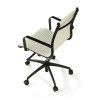 sillon de oficina blanco croma estructura negra ecopiel piel sintetica 7