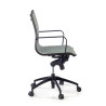 sillon de oficina gris croma estructura negra ecopiel piel sintetica 4
