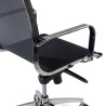 sillon de oficina negro croma estructura cromada red red 4