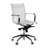 sillon de oficina blanco croma estructura cromada red red 1