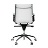 sillon de oficina blanco croma estructura cromada red red 6