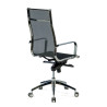 sillon de oficina negro croma estructura cromada red red 7