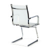 silla confidente blanco croma estructura cromada red red 8