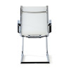 silla confidente blanco croma estructura cromada red red 6