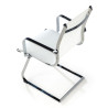 silla confidente blanco croma estructura cromada red red 7