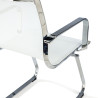 silla confidente blanco croma estructura cromada red red 5