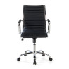 sillon de oficina negro milano piel sintetica 3