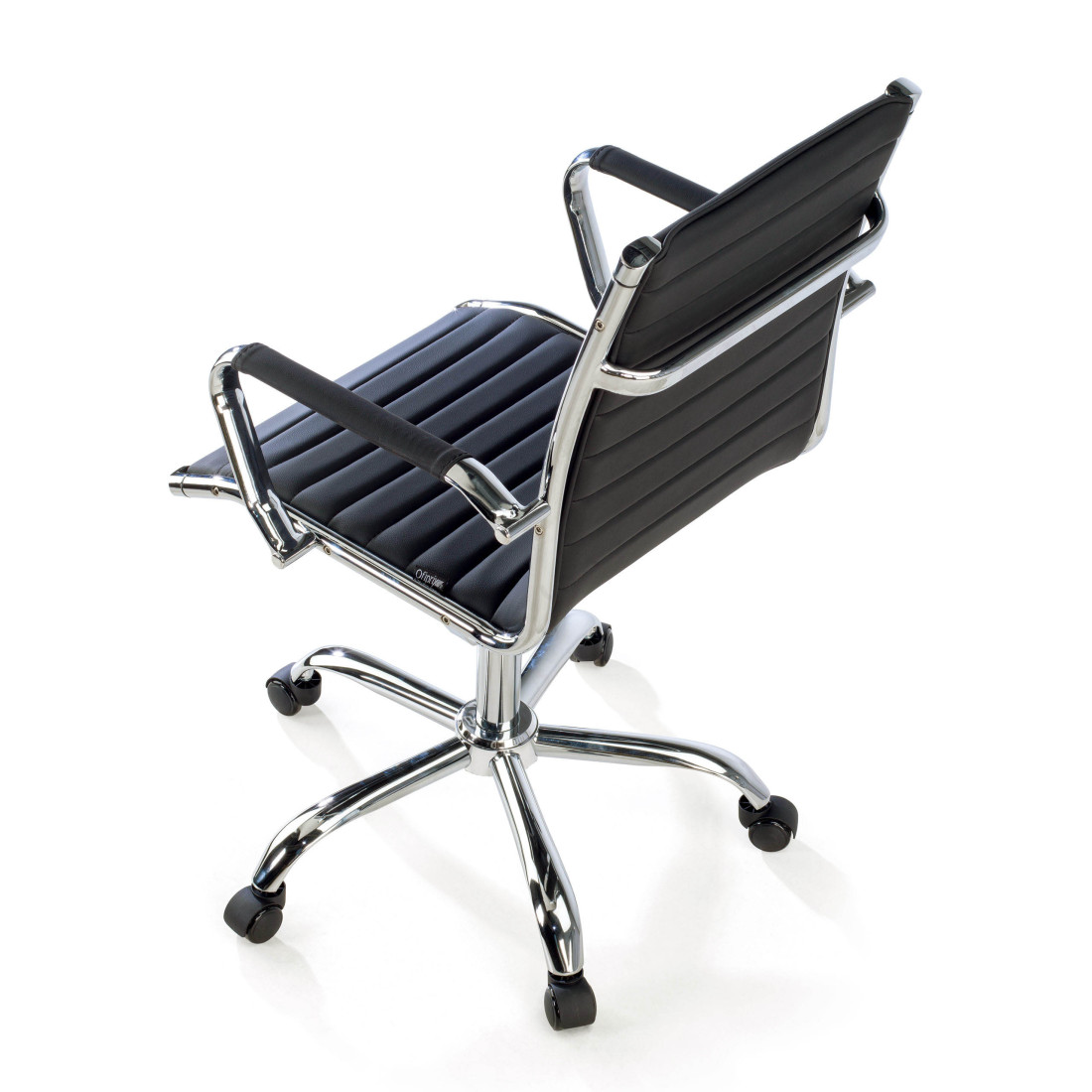 sillon de oficina negro milano piel sintetica 8