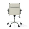 sillon de oficina blanco milano piel sintetica 7