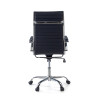 sillon de oficina negro milano piel sintetica 7