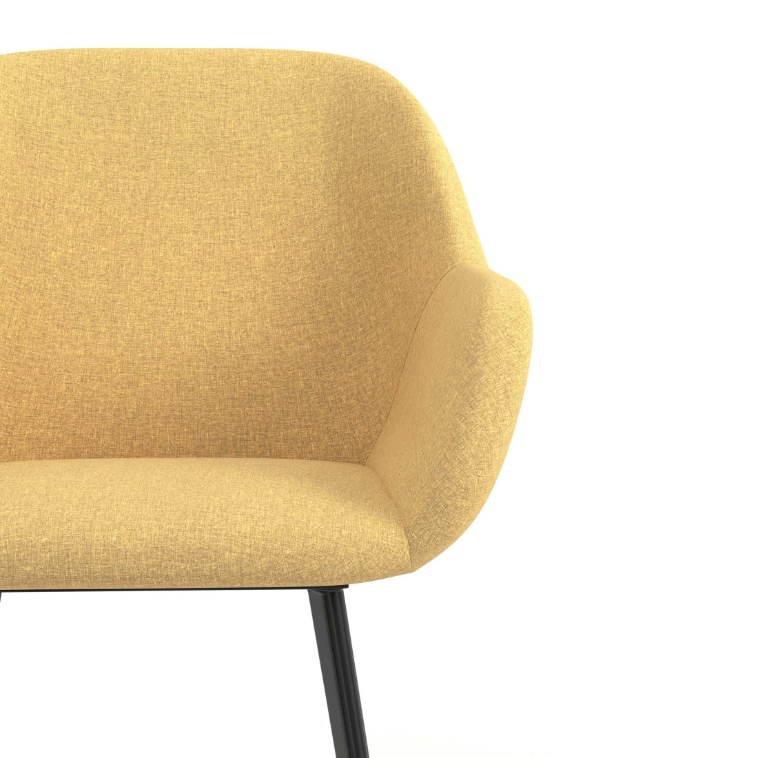 silla confidente amarillo moon 4 patas 5