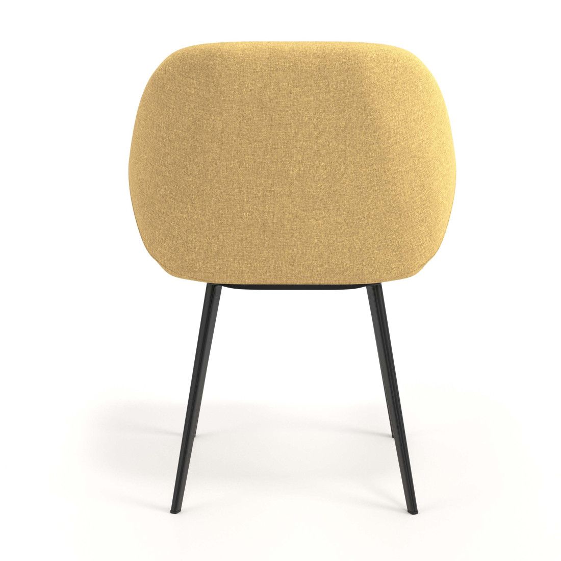 silla confidente amarillo moon 4 patas 6