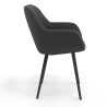 silla confidente antracita moon 4 patas 3