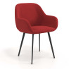 Silla Confidente Moon Estructura 4 patas