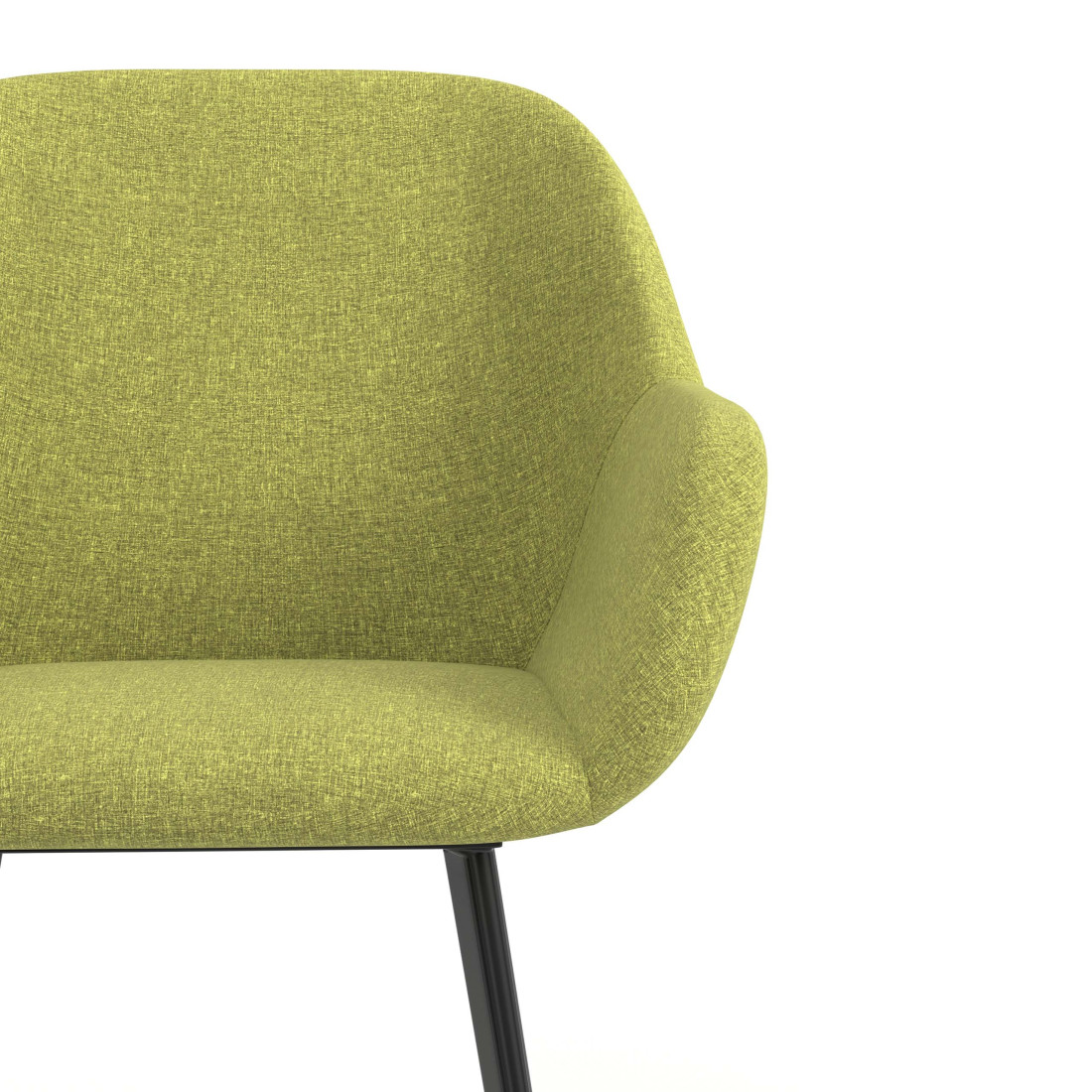 silla confidente verde moon 4 patas 5