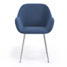 silla confidente azul moon 4 patas 4