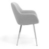 silla confidente gris moon 4 patas 3