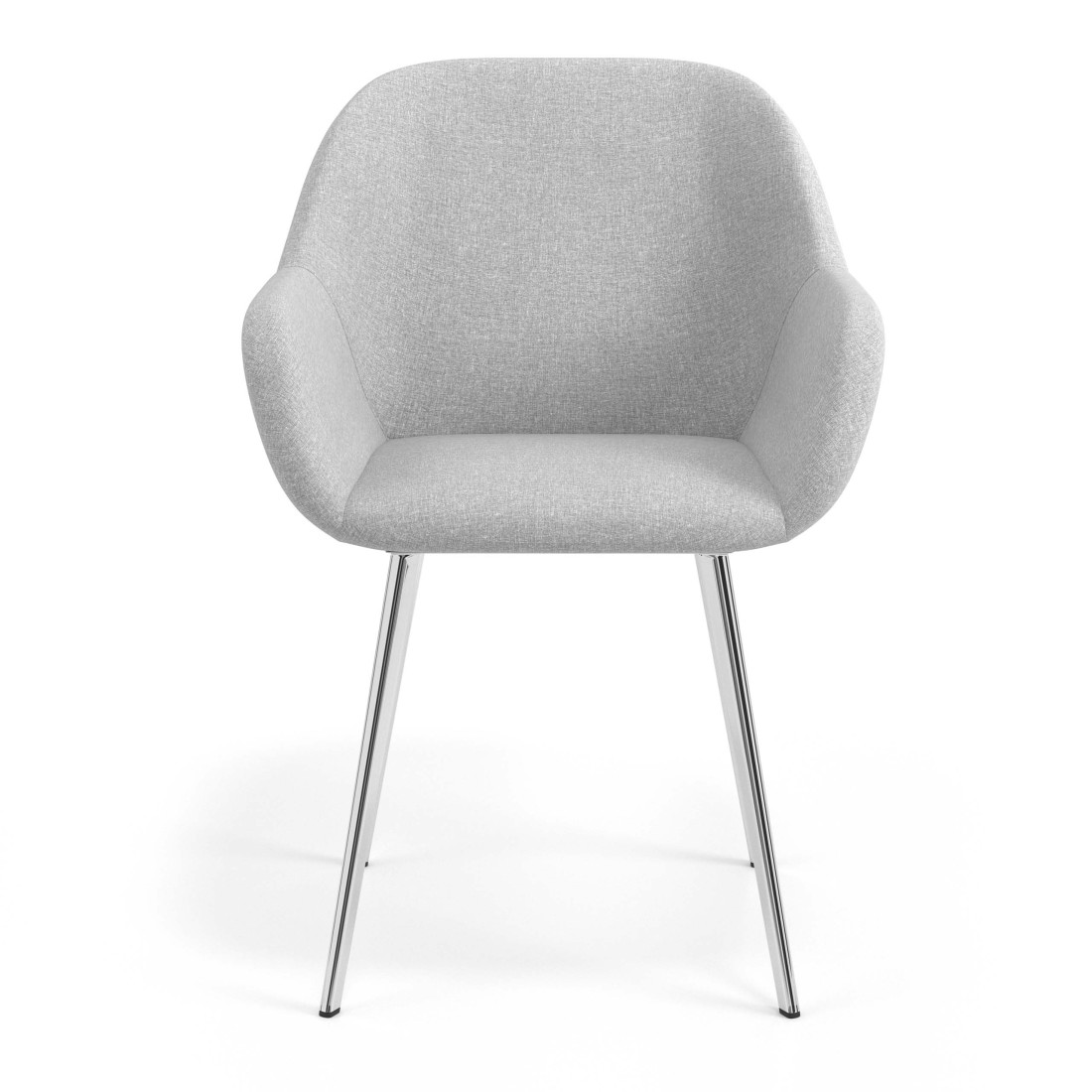 silla confidente gris moon 4 patas 4