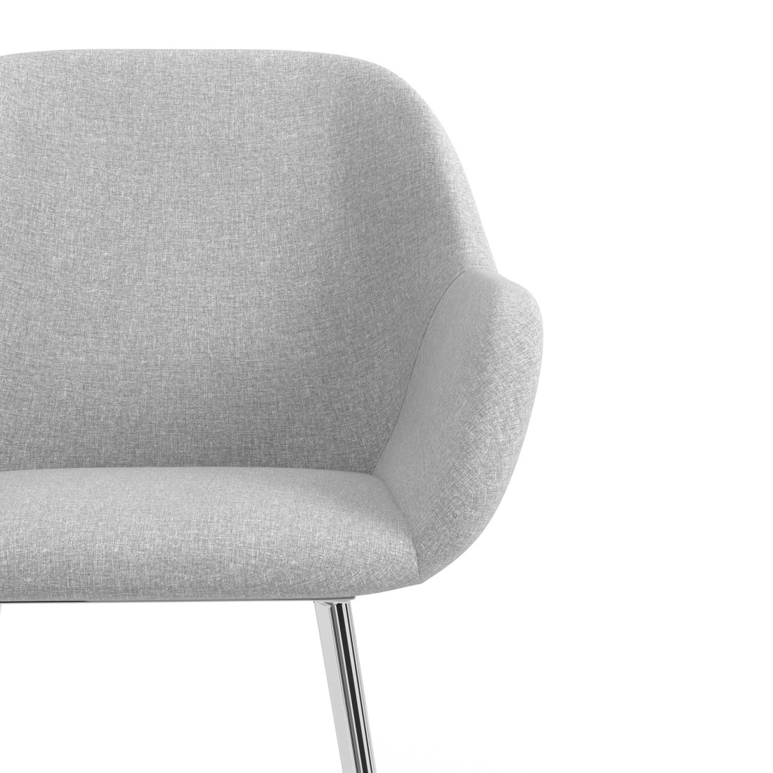 silla confidente gris moon 4 patas 5
