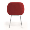 silla confidente rojo moon 4 patas 6