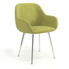 silla confidente verde moon 4 patas 1