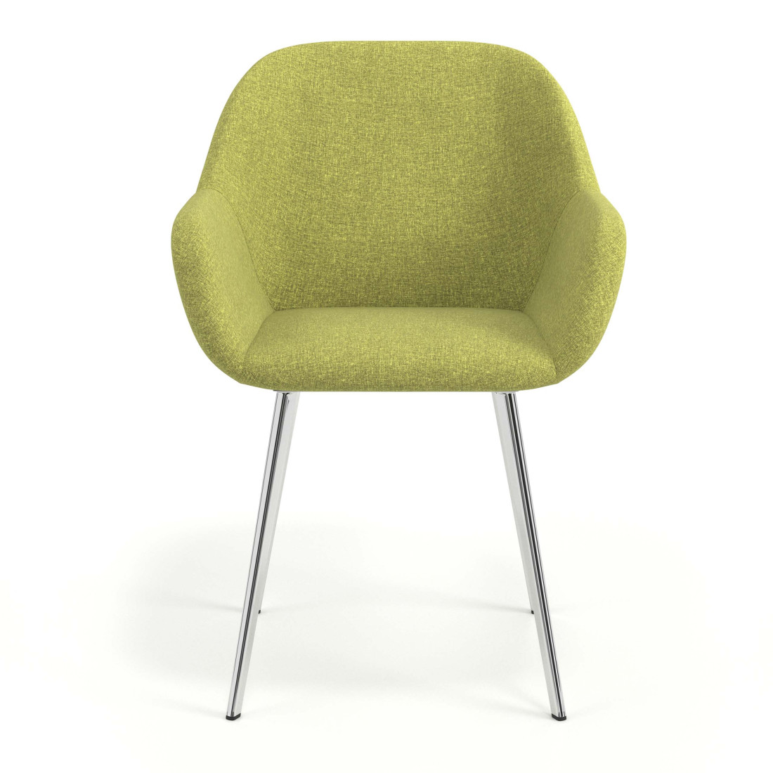 silla confidente verde moon 4 patas 4