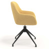 silla confidente amarillo moon giratoria 3