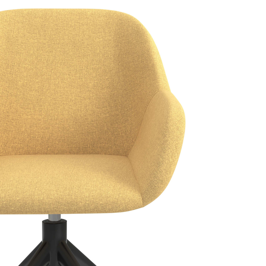 silla confidente amarillo moon giratoria 5