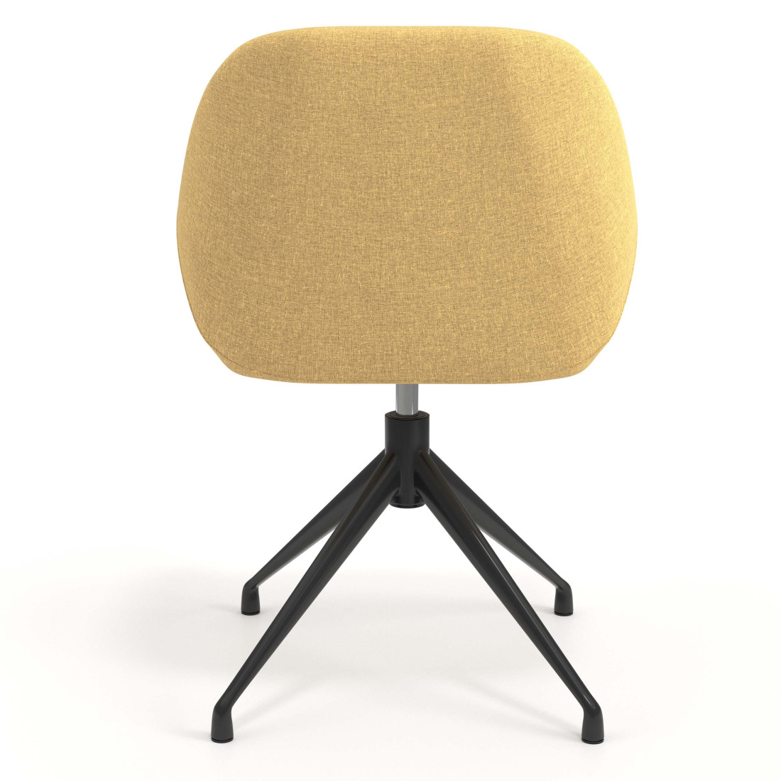 silla confidente amarillo moon giratoria 6