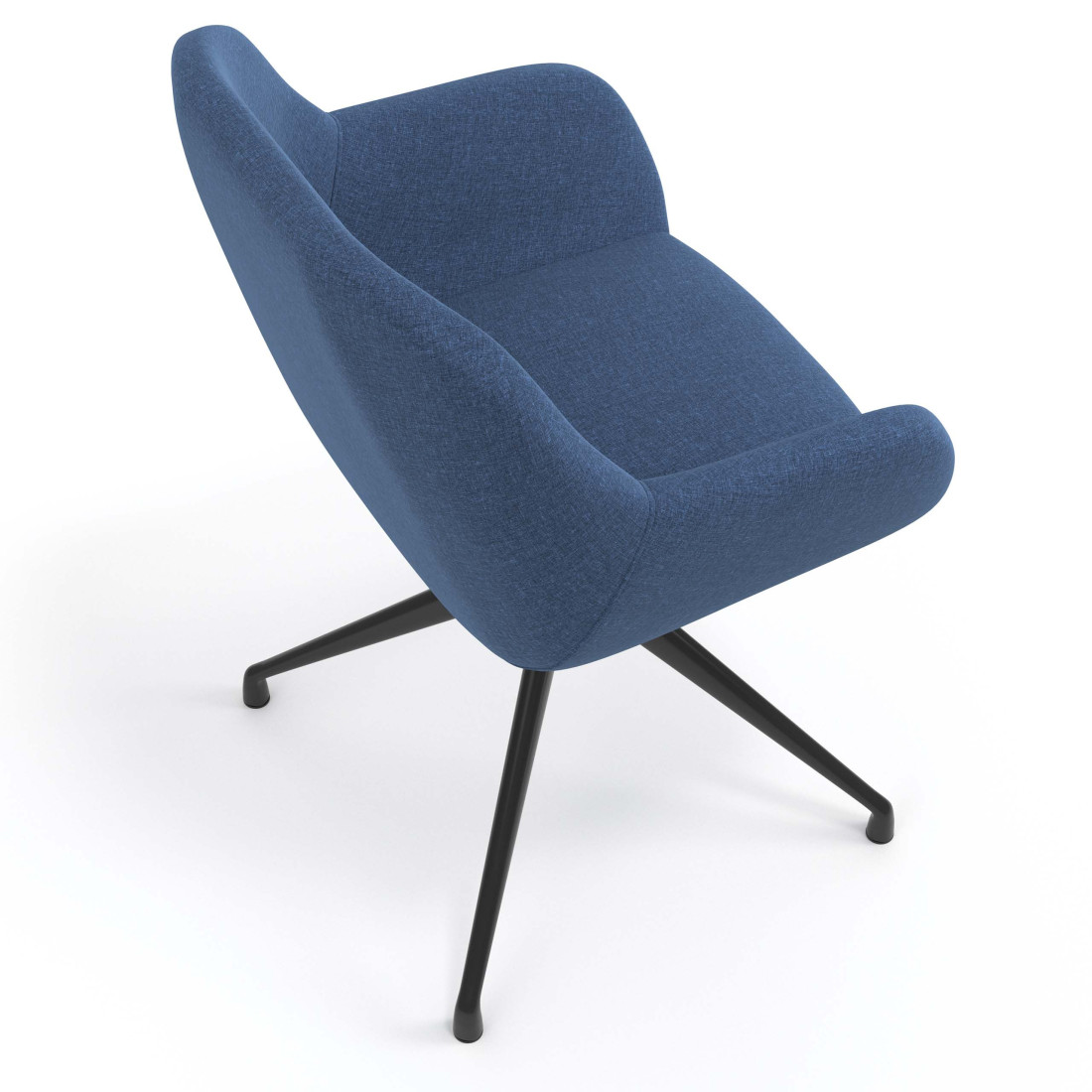 silla confidente azul moon giratoria 7