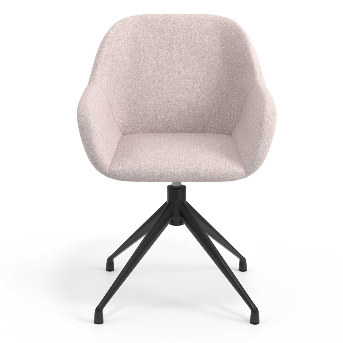 silla confidente beige moon giratoria 4