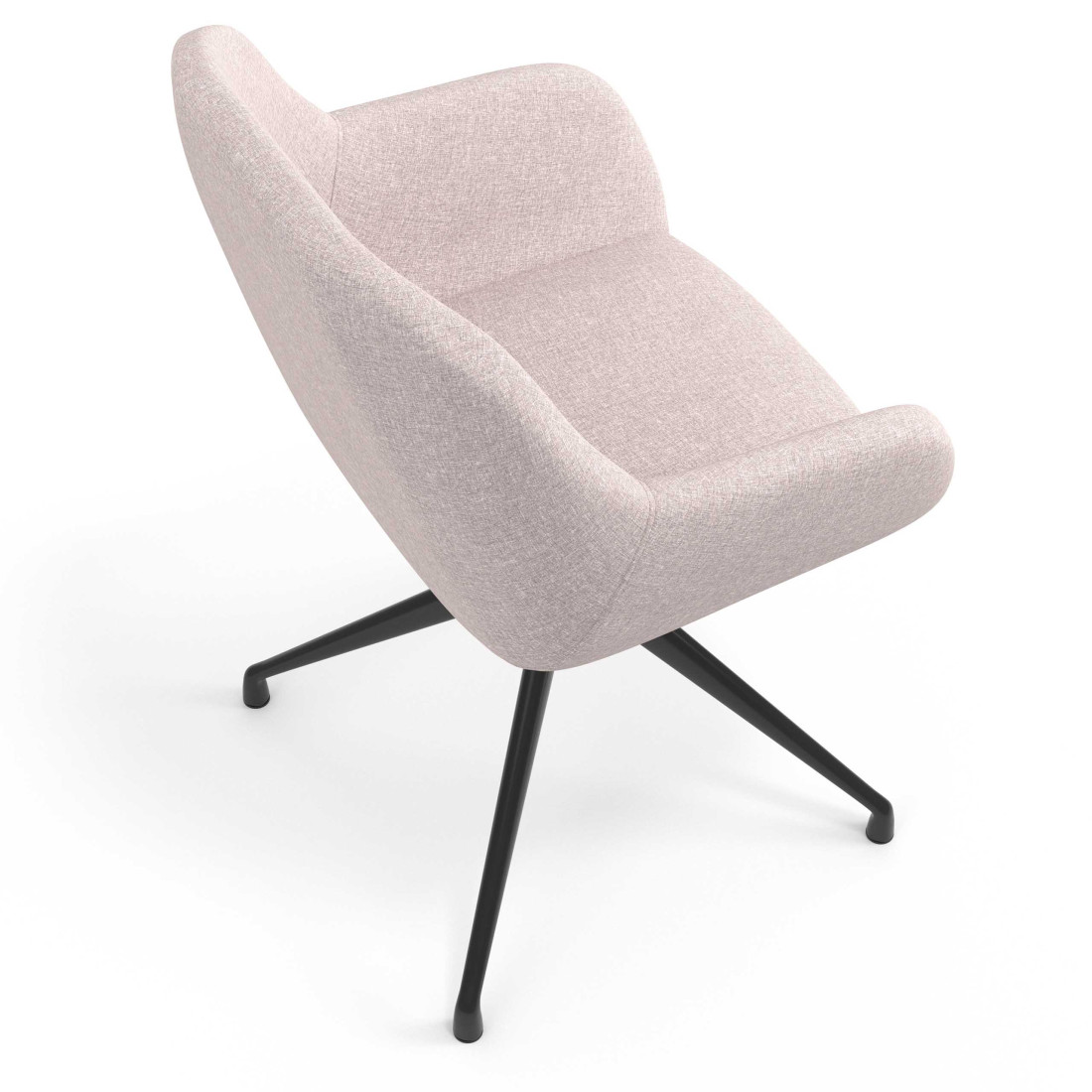 silla confidente beige moon giratoria 7