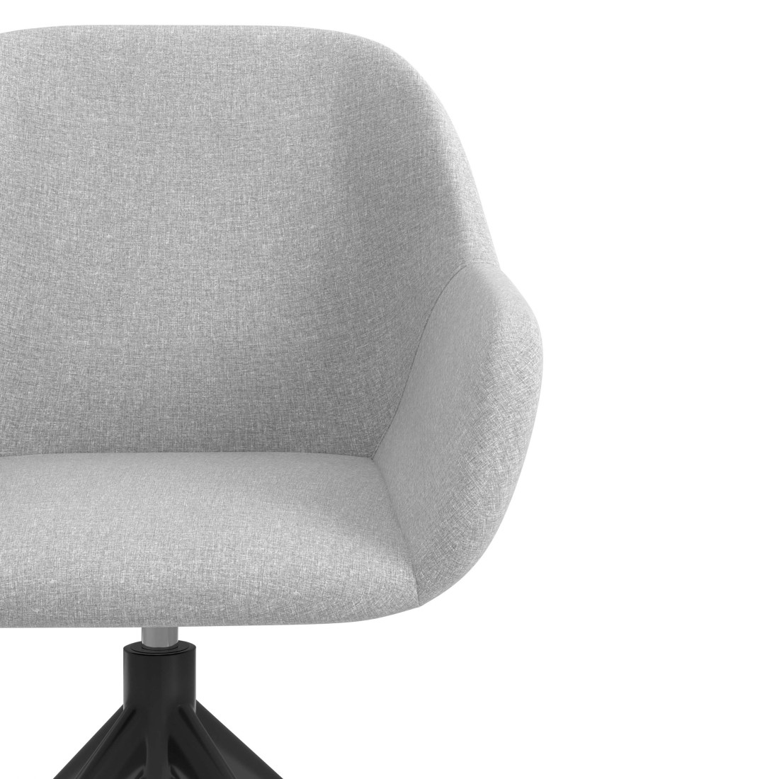 silla confidente gris moon giratoria 5