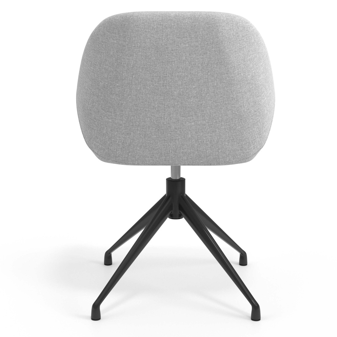 silla confidente gris moon giratoria 6