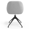 silla confidente gris moon giratoria 6
