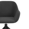silla confidente antracita moon giratoria 5
