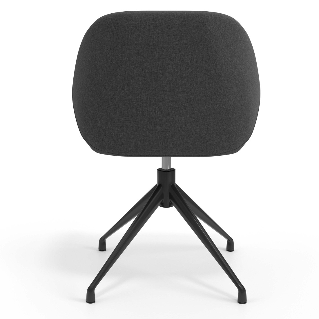 silla confidente antracita moon giratoria 6