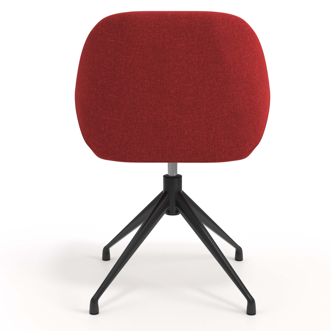 silla confidente rojo moon giratoria 6