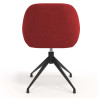 silla confidente rojo moon giratoria 6