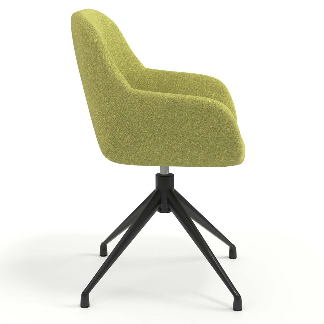 silla confidente verde moon giratoria 3